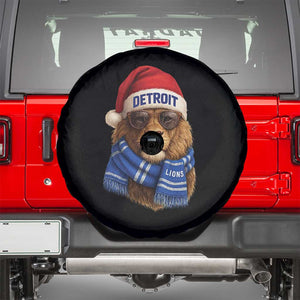 Vintage LF Christmas Spare Tire Cover Game Day Santa Hat Football Lovers TS10 Black Print Your Wear