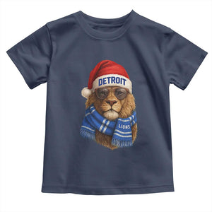 Vintage LF Christmas Toddler T Shirt Game Day Santa Hat Football Lovers TS10 Navy Print Your Wear