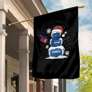 Christmas BFB Football Garden Flag Vintage 90s BFB Sports Fan Football Snowman Xmas Pajamas TS10 Print Your Wear