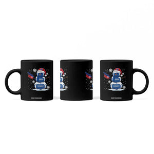 Christmas BFB Football Coffee Mug Vintage 90s BFB Sports Fan Football Snowman Xmas Pajamas TS10 Print Your Wear