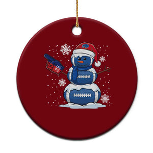Christmas BFB Football Ceramic Ornament Vintage 90s BFB Sports Fan Football Snowman Xmas Pajamas TS10 1pc Red Print Your Wear