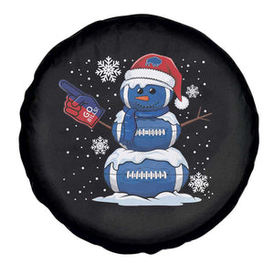 Christmas BFB Football Spare Tire Cover Vintage 90s BFB Sports Fan Football Snowman Xmas Pajamas TS10 Print Your Wear