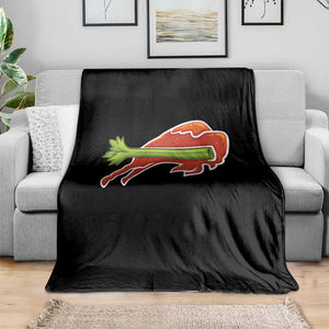BFB Chicken Wing Throw Blanket Vintage 90s BFB Sports Fan Game Day TS10 Print Your Wear