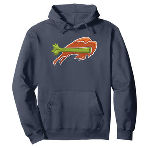 BFB Chicken Wing Hoodie Vintage 90s BFB Sports Fan Game Day TS10 Navy Print Your Wear