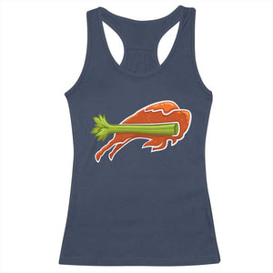 BFB Chicken Wing Racerback Tank Top Vintage 90s BFB Sports Fan Game Day TS10 Navy Print Your Wear