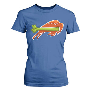 BFB Chicken Wing T Shirt For Women Vintage 90s BFB Sports Fan Game Day TS10 Royal Blue Print Your Wear