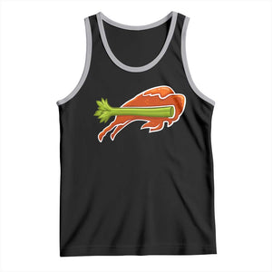 BFB Chicken Wing Tank Top Vintage 90s BFB Sports Fan Game Day TS10 Black Athletic Heather Print Your Wear