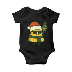 GB Fan Christmas Baby Onesie Gifts for Sports Fans Santa Hat TS10 Black Print Your Wear