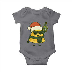 GB Fan Christmas Baby Onesie Gifts for Sports Fans Santa Hat TS10 Charcoal Print Your Wear