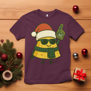 GB Fan Christmas T Shirt Gifts for Sports Fans Santa Hat TS10 Maroon Print Your Wear