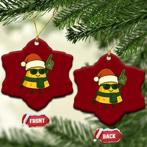 GB Fan Christmas Ceramic Ornament Gifts for Sports Fans Santa Hat TS10 Print Your Wear