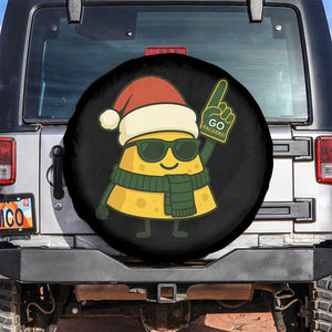 GB Fan Christmas Spare Tire Cover Gifts for Sports Fans Santa Hat TS10 No hole Black Print Your Wear
