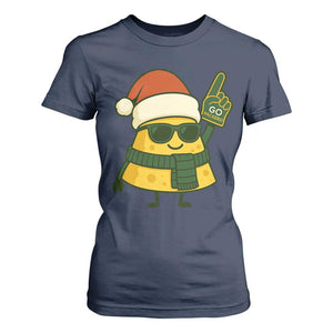 GB Fan Christmas T Shirt For Women Gifts for Sports Fans Santa Hat TS10 Navy Print Your Wear