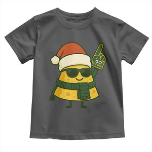 GB Fan Christmas Toddler T Shirt Gifts for Sports Fans Santa Hat TS10 Dark Heather Print Your Wear