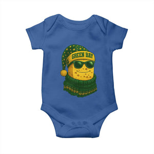 Christmas GB Baby Onesie Gifts for Sports Fans Santa Hat TS10 Royal Blue Print Your Wear