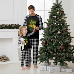 Christmas GB Plaid Pajama Set Gifts for Sports Fans Santa Hat TS10 White Plaid Print Your Wear