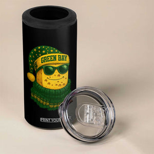 Christmas GB 4 in 1 Can Cooler Tumbler Gifts for Sports Fans Santa Hat TS10 Print Your Wear