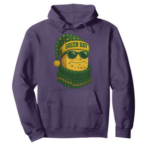 Christmas GB Hoodie Gifts for Sports Fans Santa Hat TS10 Purple Print Your Wear