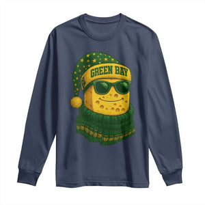 Christmas GB Long Sleeve Shirt Gifts for Sports Fans Santa Hat TS10 Navy Print Your Wear