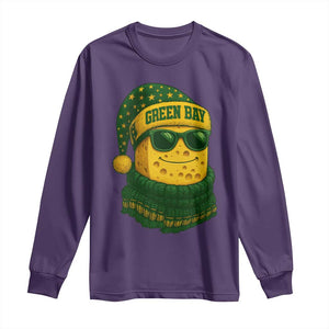 Christmas GB Long Sleeve Shirt Gifts for Sports Fans Santa Hat TS10 Purple Print Your Wear