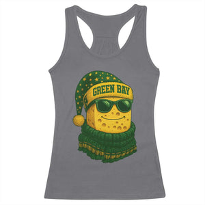 Christmas GB Racerback Tank Top Gifts for Sports Fans Santa Hat TS10 Charcoal Print Your Wear