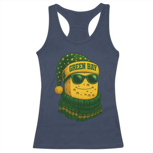 Christmas GB Racerback Tank Top Gifts for Sports Fans Santa Hat TS10 Navy Print Your Wear