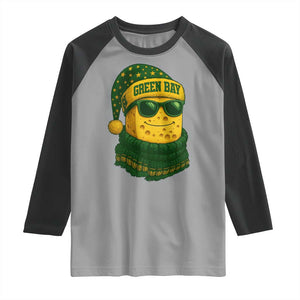 Christmas GB Raglan Shirt Gifts for Sports Fans Santa Hat TS10 Sport Gray Black Print Your Wear