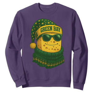 Christmas GB Sweatshirt Gifts for Sports Fans Santa Hat TS10 Purple Print Your Wear