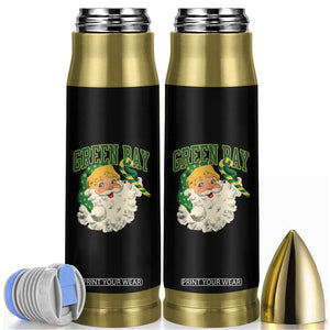Christmas GB Fan Bullet Tumbler Vintage Varsity Retro Santa Claus Face Game Day TS10 Black Print Your Wear