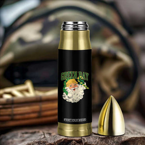 Christmas GB Fan Bullet Tumbler Vintage Varsity Retro Santa Claus Face Game Day TS10 Print Your Wear
