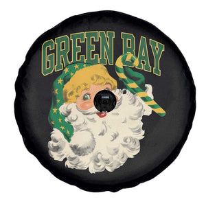 Christmas GB Fan Spare Tire Cover Vintage Varsity Retro Santa Claus Face Game Day TS10 Print Your Wear