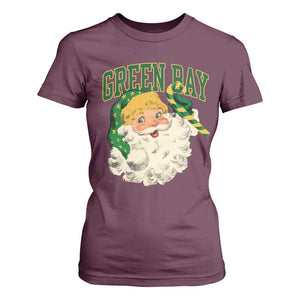 Christmas GB Fan T Shirt For Women Vintage Varsity Retro Santa Claus Face Game Day TS10 Maroon Print Your Wear