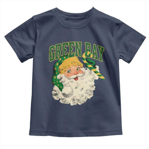 Christmas GB Fan Toddler T Shirt Vintage Varsity Retro Santa Claus Face Game Day TS10 Navy Print Your Wear