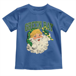 Christmas GB Fan Toddler T Shirt Vintage Varsity Retro Santa Claus Face Game Day TS10 Royal Blue Print Your Wear
