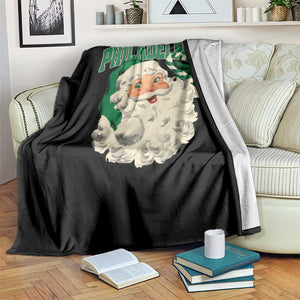 Christmas PFE Throw Blanket Vintage Varsity Retro Santa Face Game Day TS10 Print Your Wear