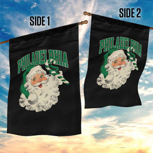 Christmas PFE Garden Flag Vintage Varsity Retro Santa Face Game Day TS10 Print Your Wear