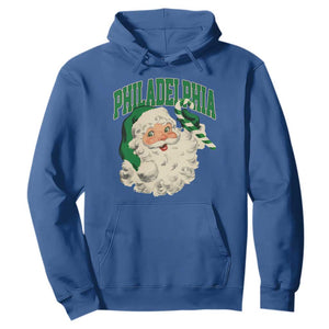 Christmas PFE Hoodie Vintage Varsity Retro Santa Face Game Day TS10 Royal Blue Print Your Wear