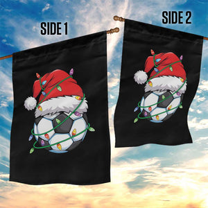 Soccer Christmas Garden Flag Santa Hat Sports Xmas Pajamas TS10 Print Your Wear