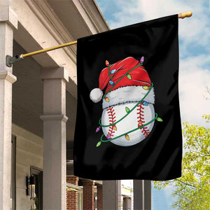 Christmas Baseball Garden Flag Santa Hat Sports Men Boys Xmas Pajamas TS10 Print Your Wear
