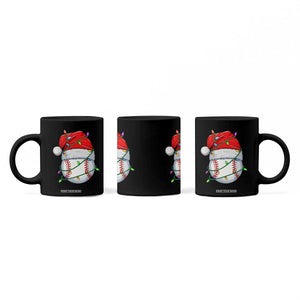 Christmas Baseball Coffee Mug Santa Hat Sports Men Boys Xmas Pajamas TS10 Print Your Wear