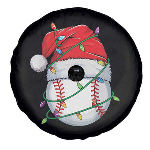 Christmas Baseball Spare Tire Cover Santa Hat Sports Men Boys Xmas Pajamas TS10 Print Your Wear