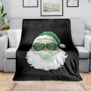 Christmas PFE Throw Blanket Vintage Retro Santa Bubble Gum Game Day TS10 Print Your Wear