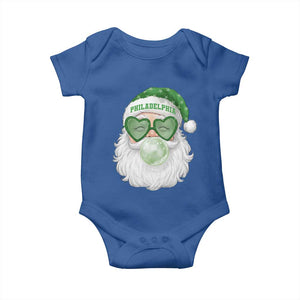 Christmas PFE Baby Onesie Vintage Retro Santa Bubble Gum Game Day TS10 Royal Blue Print Your Wear