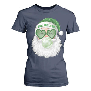 Christmas PFE T Shirt For Women Vintage Retro Santa Bubble Gum Game Day TS10 Navy Print Your Wear