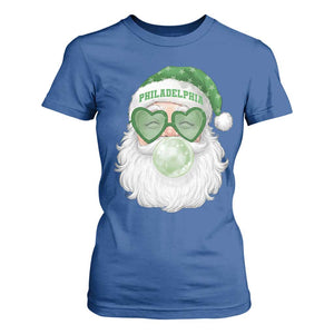 Christmas PFE T Shirt For Women Vintage Retro Santa Bubble Gum Game Day TS10 Royal Blue Print Your Wear