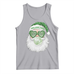 Christmas PFE Tank Top Vintage Retro Santa Bubble Gum Game Day TS10 Athletic Heather Print Your Wear