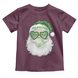 Christmas PFE Toddler T Shirt Vintage Retro Santa Bubble Gum Game Day TS10 Maroon Print Your Wear