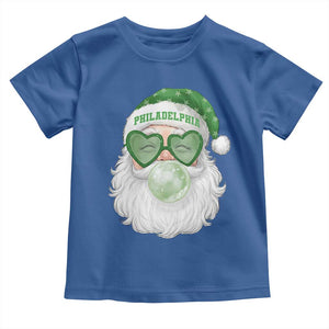 Christmas PFE Toddler T Shirt Vintage Retro Santa Bubble Gum Game Day TS10 Royal Blue Print Your Wear