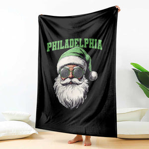 Christmas PFE Throw Blanket Vintage Santa Claus Face Game Day TS10 Print Your Wear
