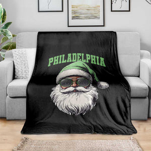 Christmas PFE Throw Blanket Vintage Santa Claus Face Game Day TS10 Print Your Wear